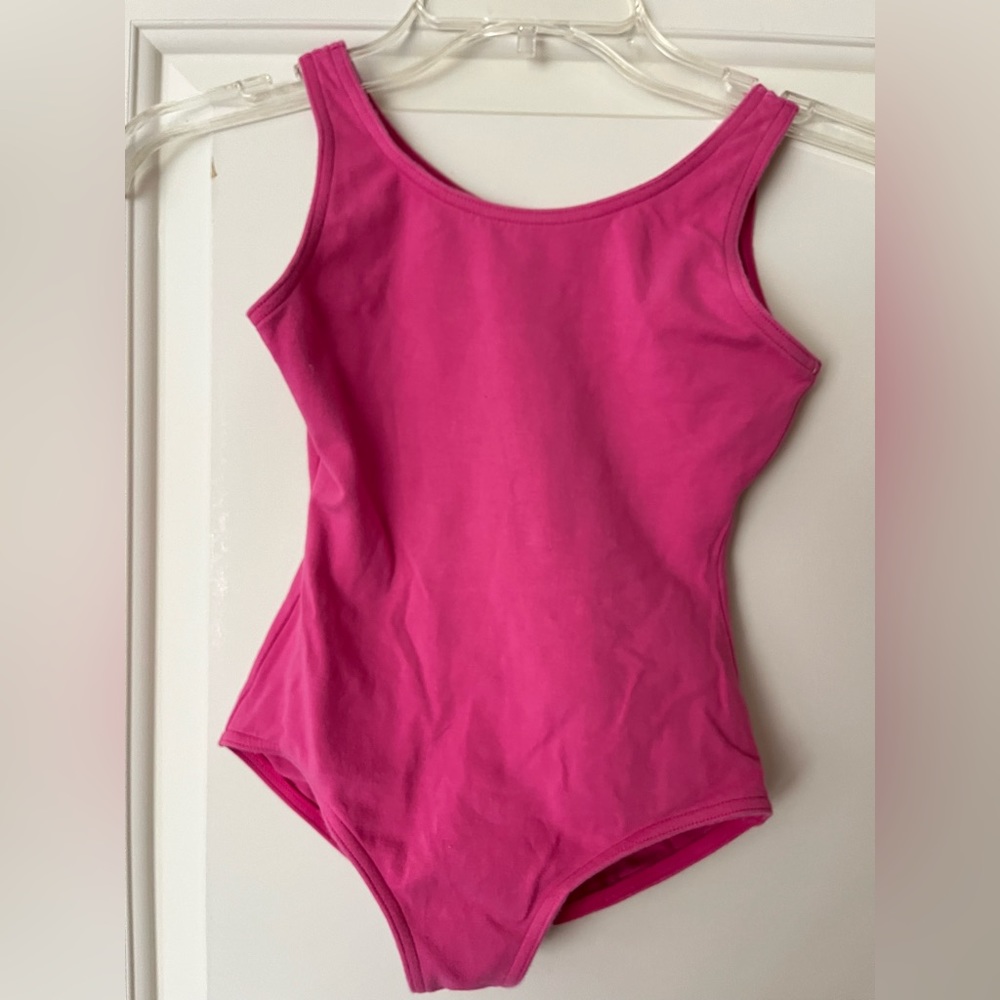 Capezio Hot Pink Tank Dance Ballet Gymnastics Leotard